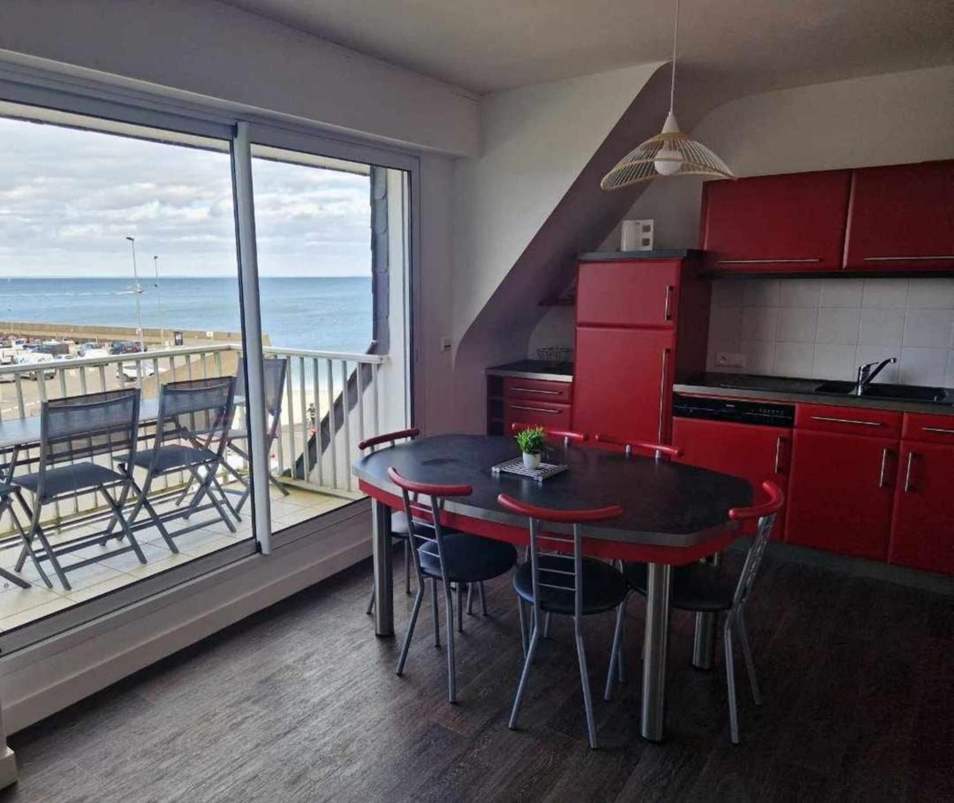Quiberon Appartement Vue Mer - Acces Plage Exteriör bild